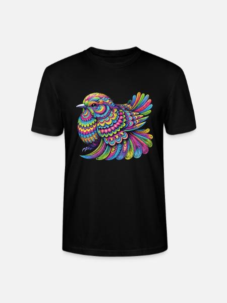 Hippie Festival - Stanley/Stella CRAFTER Unisex Organic T-Shirt - black