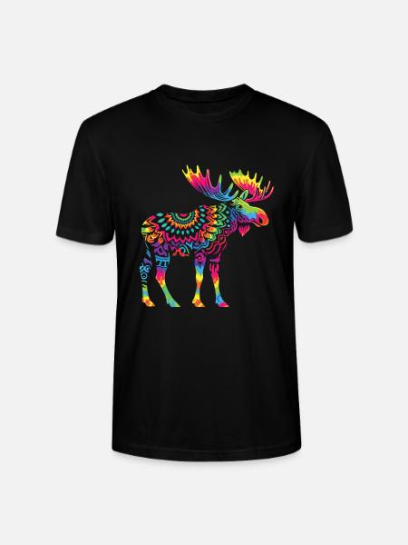 Hippie Festival - Stanley/Stella CRAFTER Unisex Organic T-Shirt - black