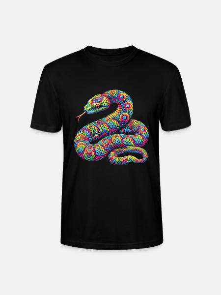 Hippie Festival - Stanley/Stella CRAFTER Unisex Organic T-Shirt - black