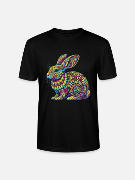Hippie Festival - Stanley/Stella CRAFTER Unisex Organic T-Shirt - black