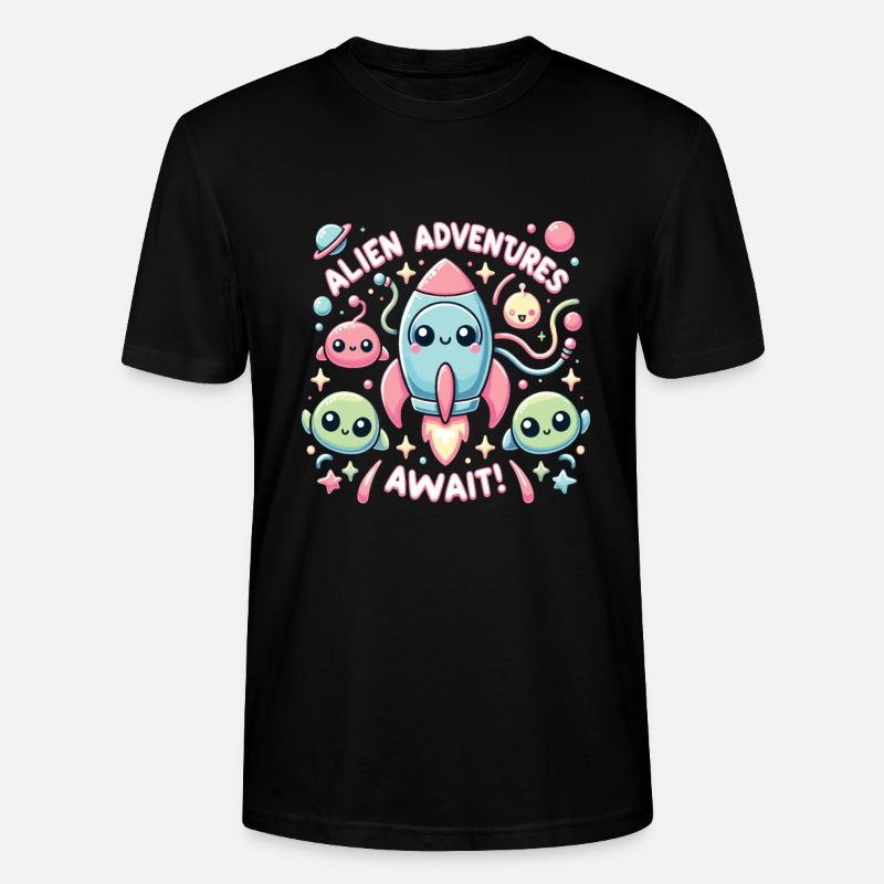 Fusée - T-shirt bio CRAFTER Stanley Stella Unisexe - noir