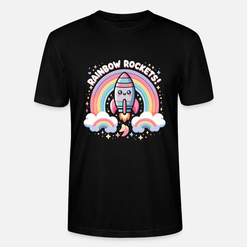 Fusée - T-shirt bio CRAFTER Stanley Stella Unisexe - noir