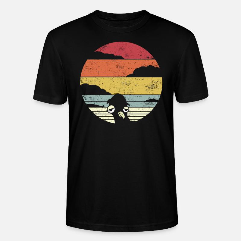 Penguin Tux - Stanley/Stella CRAFTER Unisex Organic T-Shirt - black