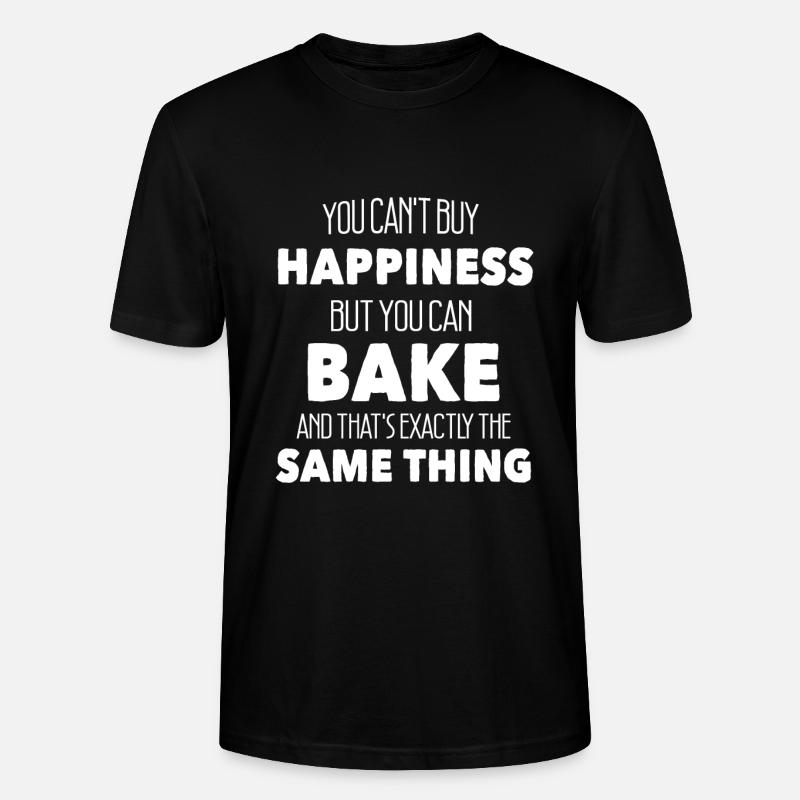 Bäcker backen - Stanley/Stella Unisex Bio-T-Shirt CRAFTER - Schwarz