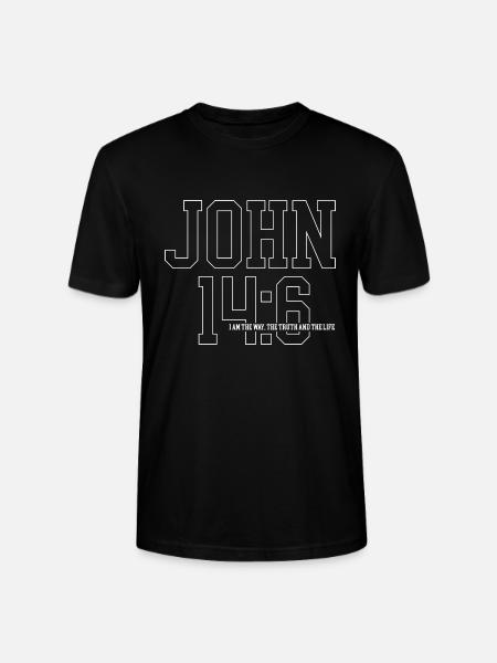 Jesus Christ Bible Verse Christian Faith God - Stanley/Stella CRAFTER Unisex Organic T-Shirt - black