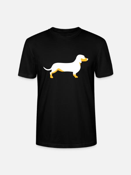 Dackel - Stanley/Stella Unisex Bio-T-Shirt CRAFTER - Schwarz