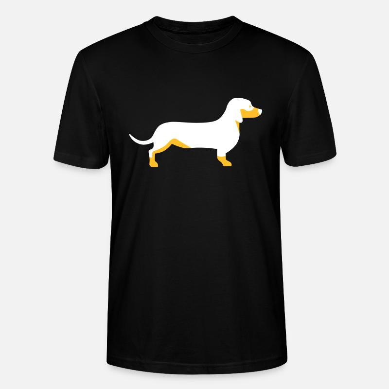 Dackel - Stanley/Stella Unisex Bio-T-Shirt CRAFTER - Schwarz