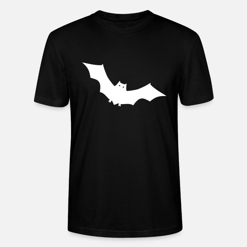 Fledermaus - Stanley/Stella Unisex Bio-T-Shirt CRAFTER - Schwarz