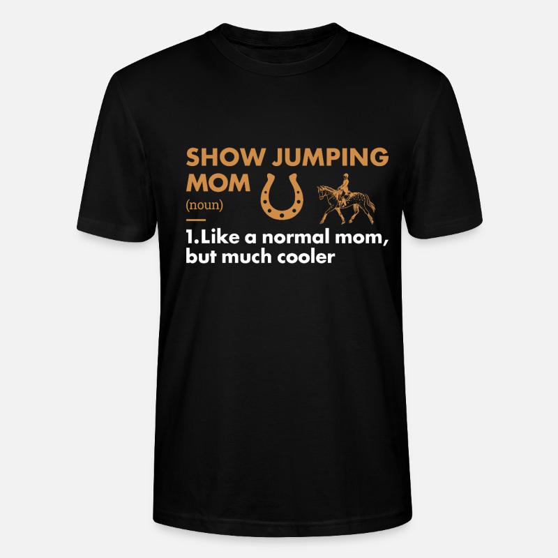 Jumper Maman Définition Saut d’obstacles - T-shirt bio CRAFTER Stanley Stella Unisexe - noir