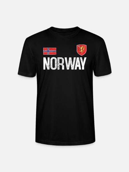 Norway jersey - Stanley/Stella CRAFTER Unisex Organic T-Shirt - black