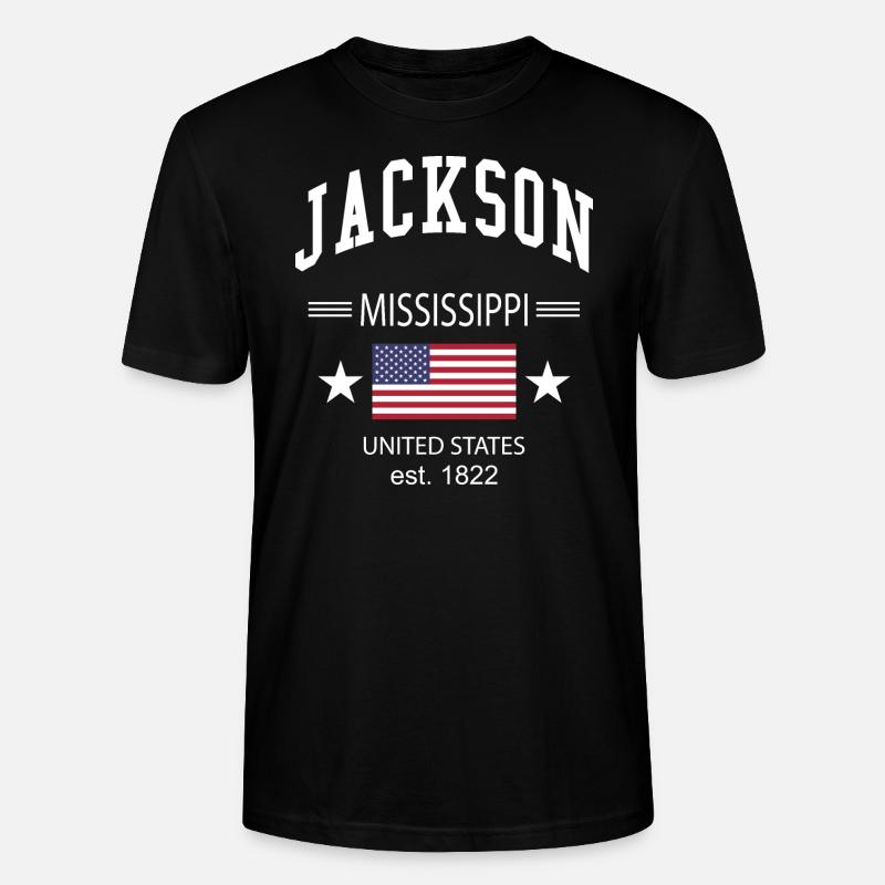 Jackson - Stanley/Stella Unisex Bio-T-Shirt CRAFTER - Schwarz