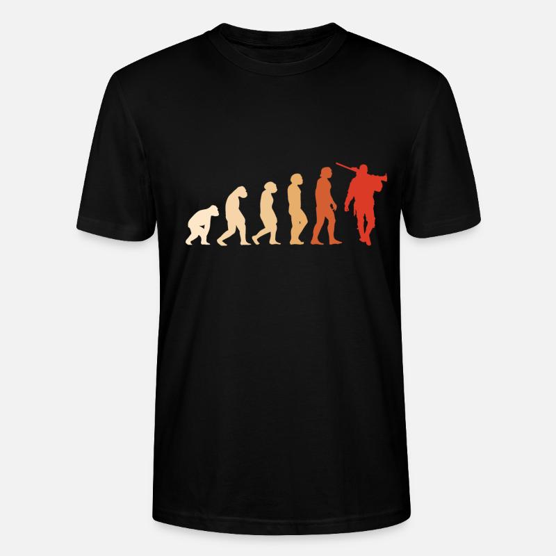 Chasseur Evolution Chasse - T-shirt bio CRAFTER Stanley Stella Unisexe - noir