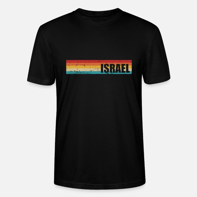 Israel - Stanley/Stella Unisex Bio-T-Shirt CRAFTER - Schwarz