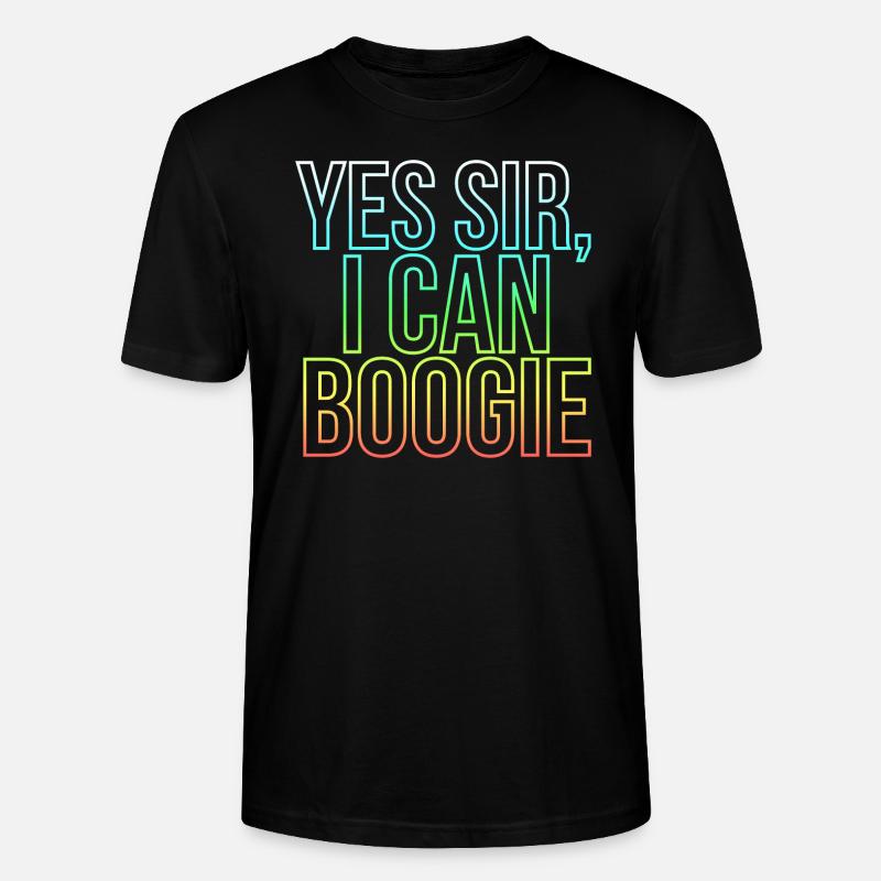 I Can Boogie - Stanley/Stella Unisex Bio-T-Shirt CRAFTER - Schwarz