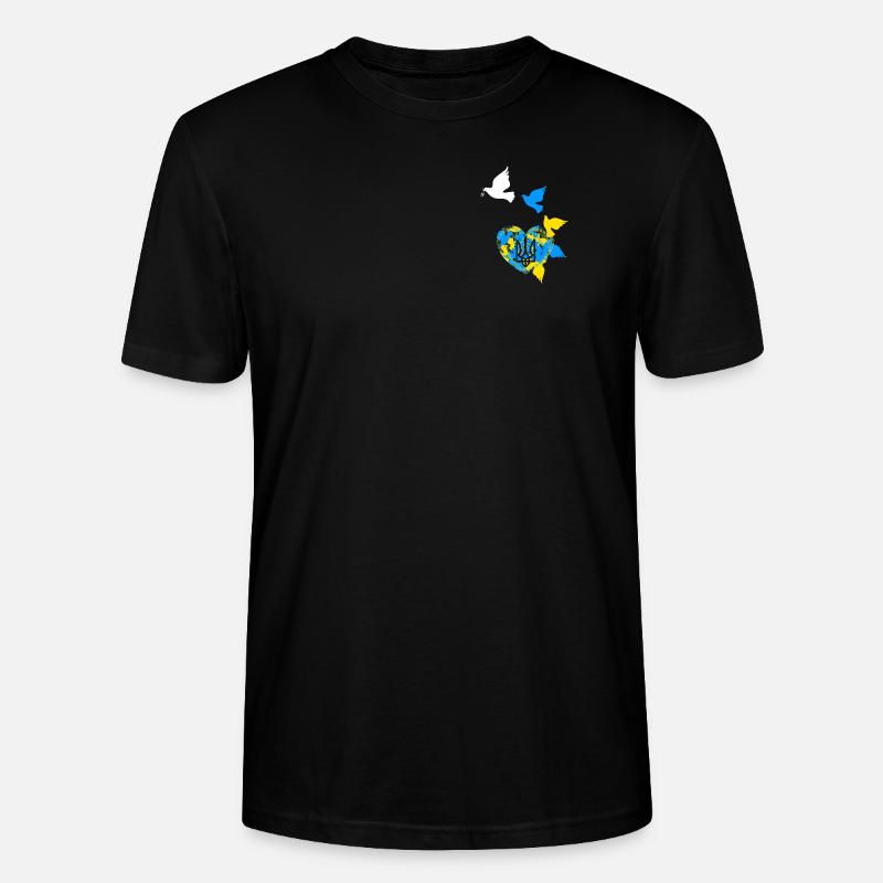 Frieden - Stanley/Stella Unisex Bio-T-Shirt CRAFTER - Schwarz