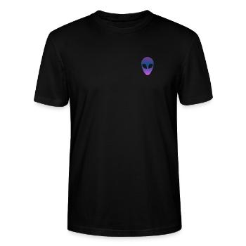 Alien - Stanley/Stella Unisex Bio-T-Shirt CRAFTER - Schwarz - Vorne - Alina (178cm) & Michal (187cm)