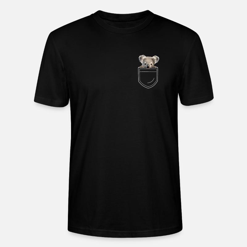 Koala Koalabär - Stanley/Stella Unisex Bio-T-Shirt CRAFTER - Schwarz