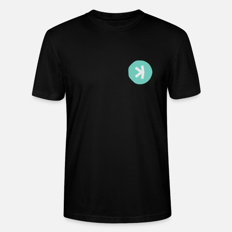 Kaspa Logo KAS - Stanley/Stella Unisex Bio-T-Shirt CRAFTER - Schwarz