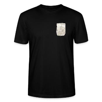 Sunlight Pergola Sketch - Stanley/Stella CRAFTER Unisex Organic T-Shirt - black - Front - Alina (178cm) & Michal (187cm)
