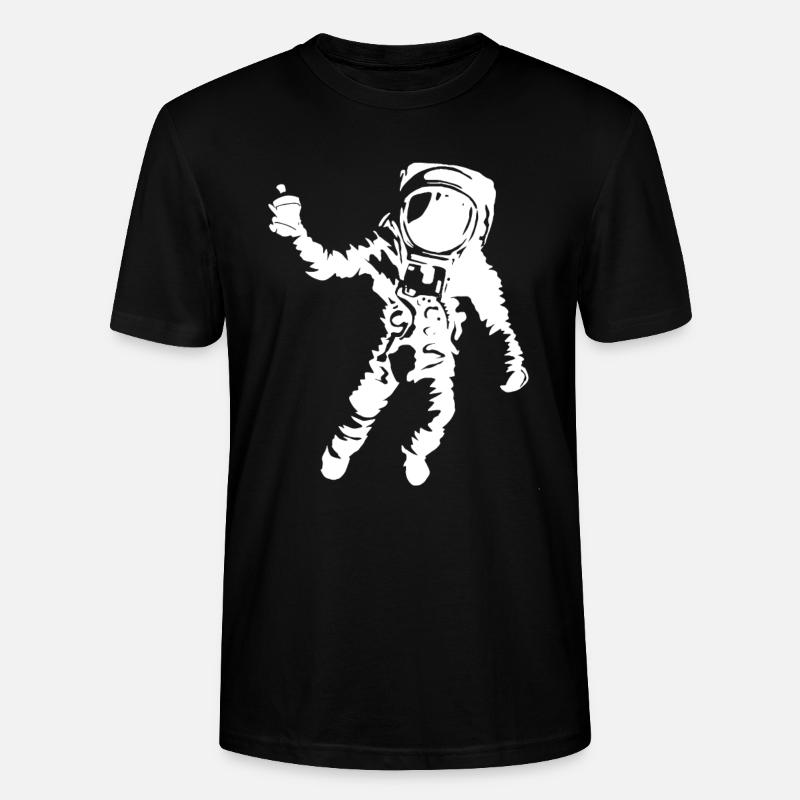 Graffiti Astronaute - T-shirt bio CRAFTER Stanley Stella Unisexe - noir