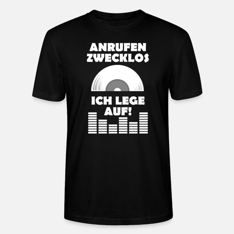 DJ Auflegen - Stanley/Stella Unisex Bio-T-Shirt CRAFTER - Schwarz