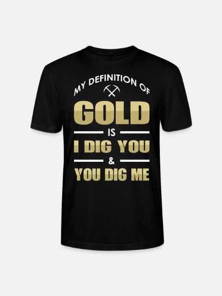 Gold Mining Gold Mine - Stanley/Stella CRAFTER Unisex Organic T-Shirt - black