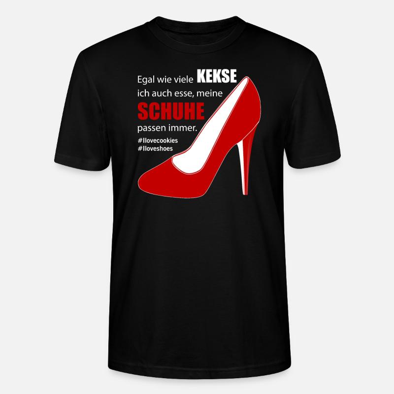 Der Schuh passt perfekt - Stanley/Stella Unisex Bio-T-Shirt CRAFTER - Schwarz