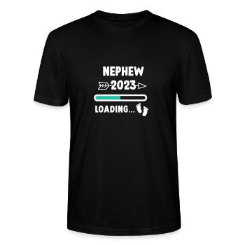 Neveu 2023 - T-shirt bio CRAFTER Stanley Stella Unisexe - noir - Devant - Alina (178cm) & Michal (187cm)