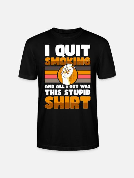 Tabagisme à la nicotine Santé - T-shirt bio CRAFTER Stanley Stella Unisexe - noir