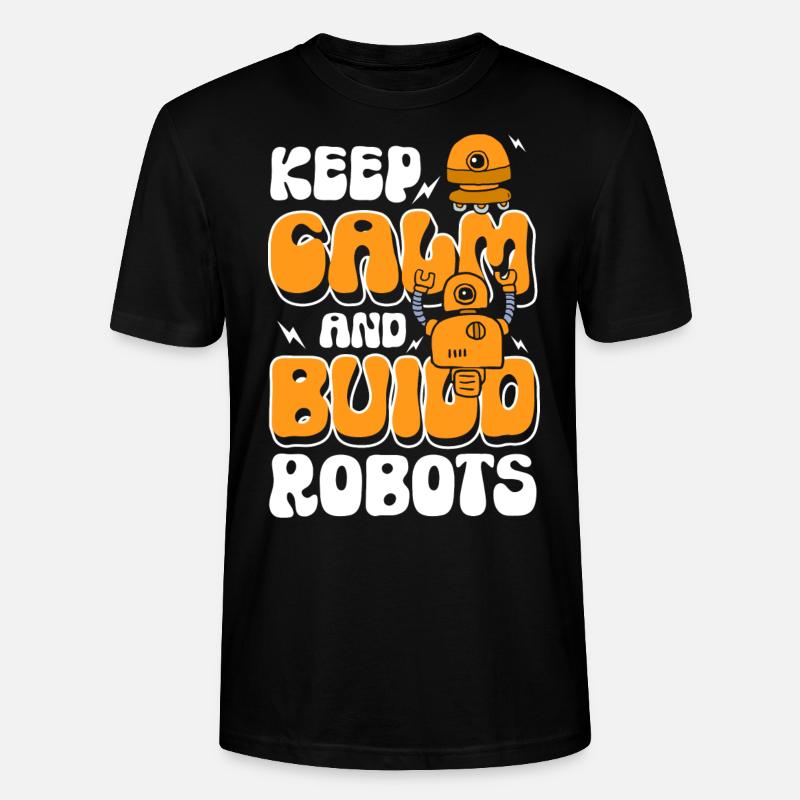 Robot électrique Jouets Robotique - T-shirt bio CRAFTER Stanley Stella Unisexe - noir