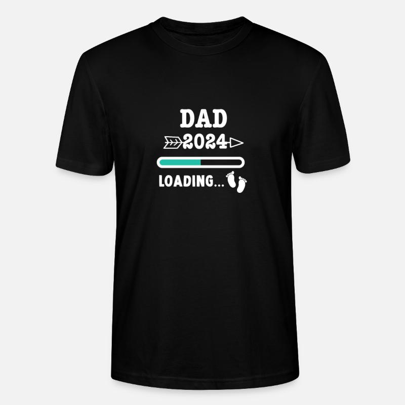 DAD 2024 loading... - Stanley/Stella Unisex Bio-T-Shirt CRAFTER - Schwarz