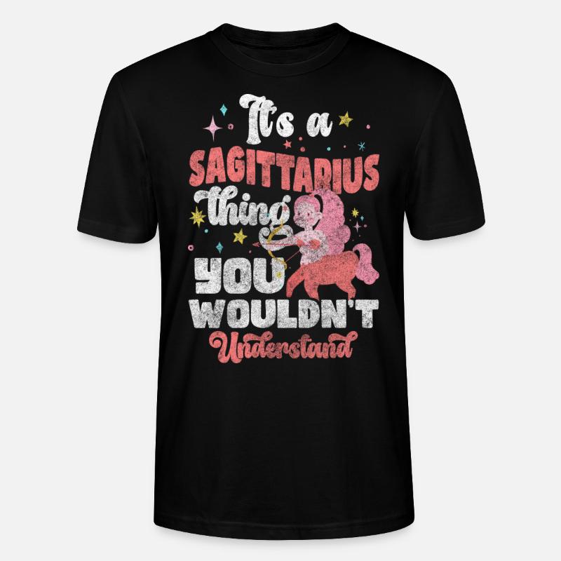 Sternzeichen Geburt Aberglauben - Stanley/Stella Unisex Bio-T-Shirt CRAFTER - Schwarz