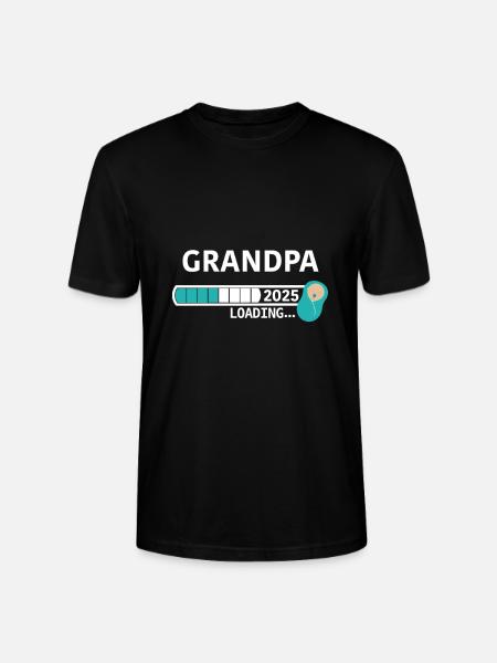 Grandpa 2025 - Stanley/Stella CRAFTER Unisex Organic T-Shirt - black