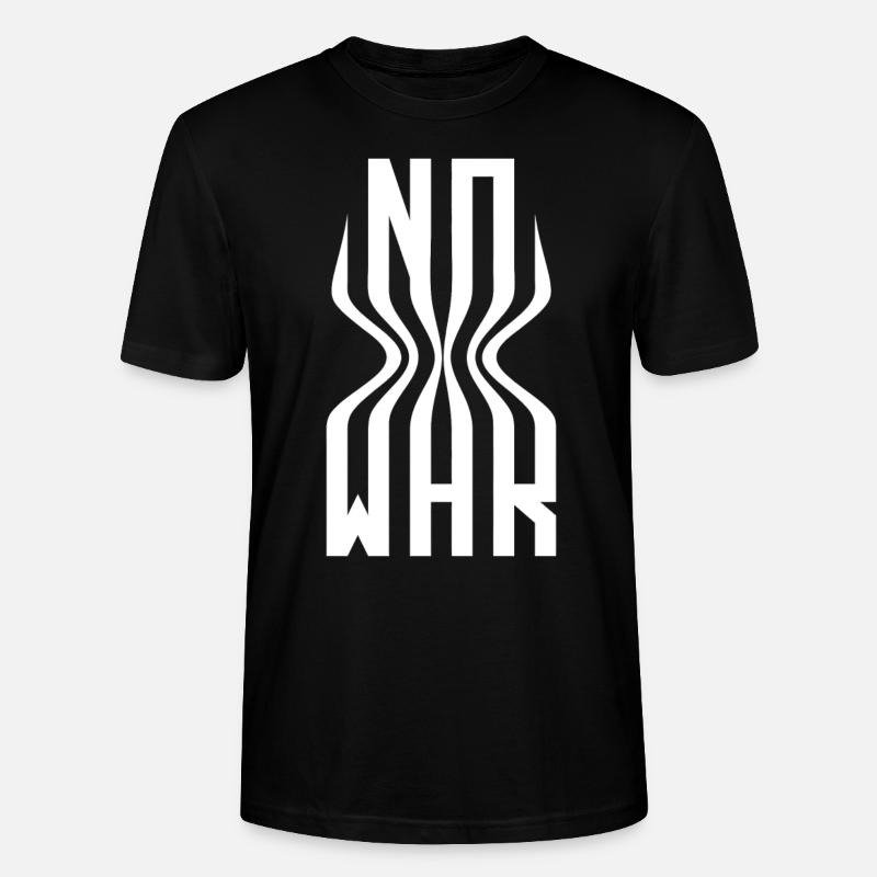 No War - Stanley/Stella Unisex Bio-T-Shirt CRAFTER - Schwarz