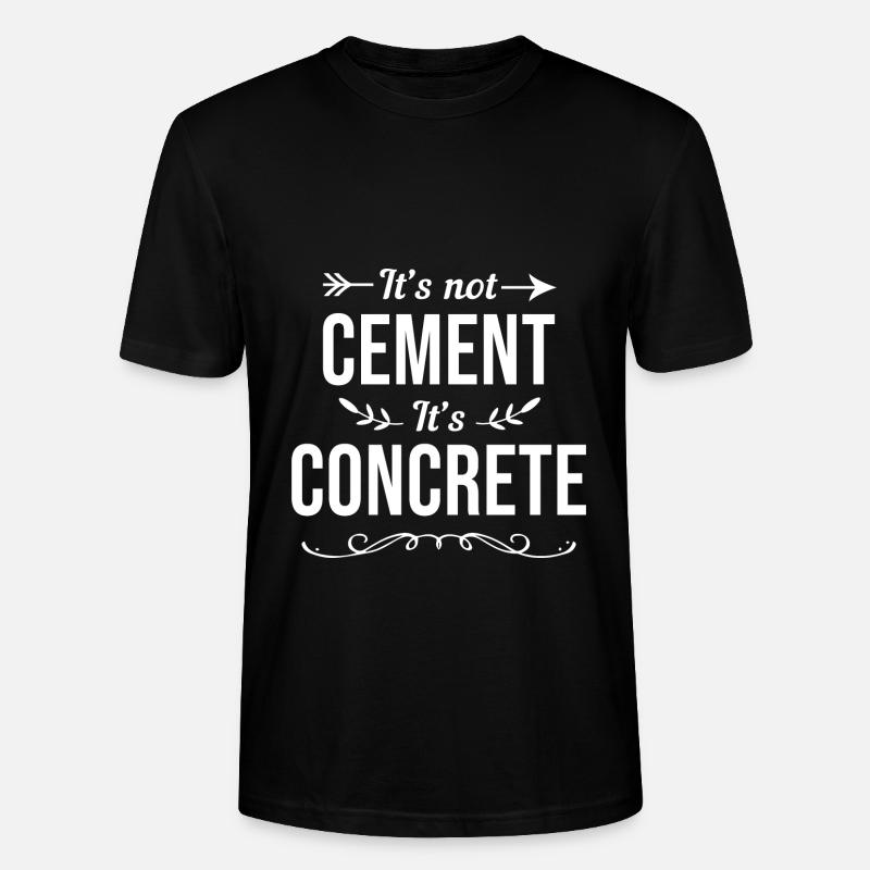 Construction worker construction site - Stanley/Stella CRAFTER Unisex Organic T-Shirt - black