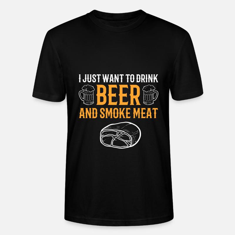 BBQ Bier - Stanley/Stella Unisex Bio-T-Shirt CRAFTER - Schwarz
