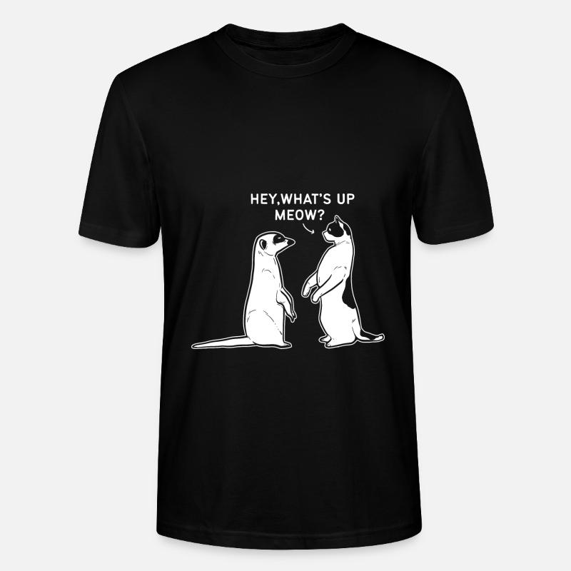 Erdmännchen - Stanley/Stella Unisex Bio-T-Shirt CRAFTER - Schwarz
