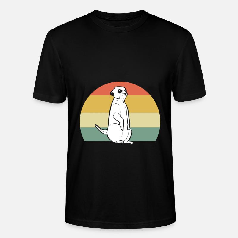 Erdmännchen - Stanley/Stella Unisex Bio-T-Shirt CRAFTER - Schwarz