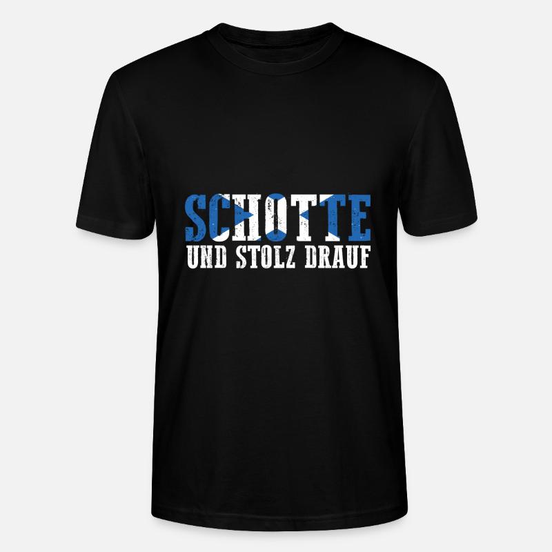 Schotten Schottisch Schottland - Stanley/Stella Unisex Bio-T-Shirt CRAFTER - Schwarz