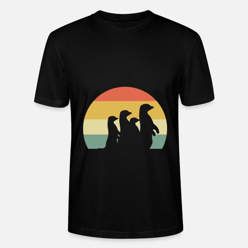 Erdmännchen - Stanley/Stella Unisex Bio-T-Shirt CRAFTER - Schwarz