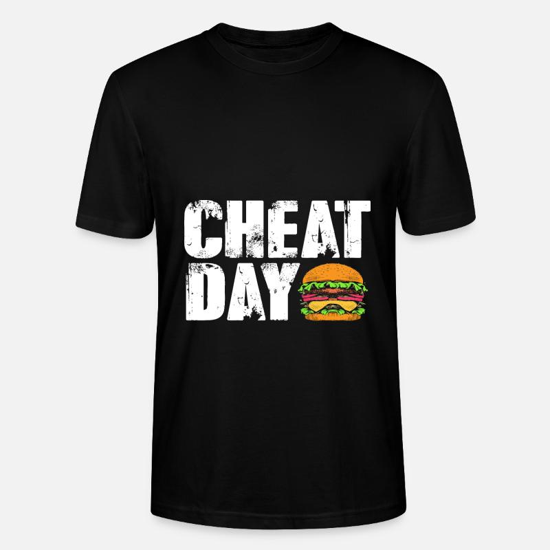Cheeseburger Burger - Stanley/Stella Unisex Bio-T-Shirt CRAFTER - Schwarz