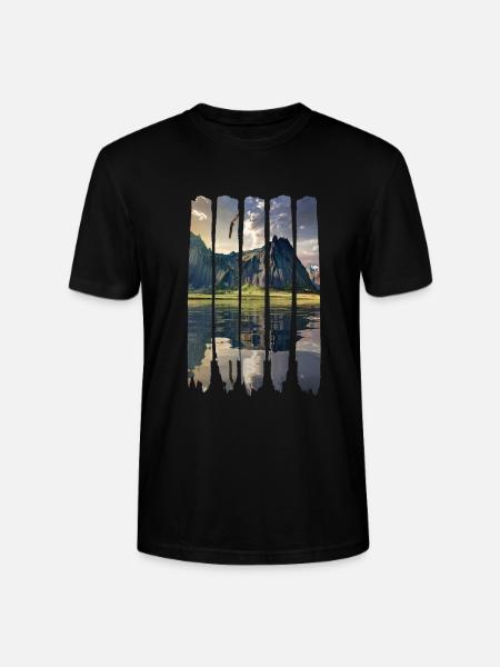 See Adler Berge - Stanley/Stella Unisex Bio-T-Shirt CRAFTER - Schwarz