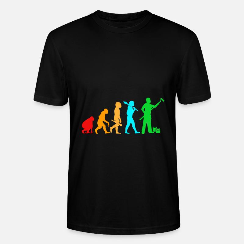 Painter Evolution - Stanley/Stella CRAFTER Unisex Organic T-Shirt - black