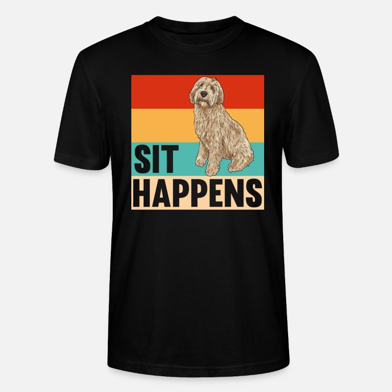 Labradoodle Chien - T-shirt bio CRAFTER Stanley Stella Unisexe - noir