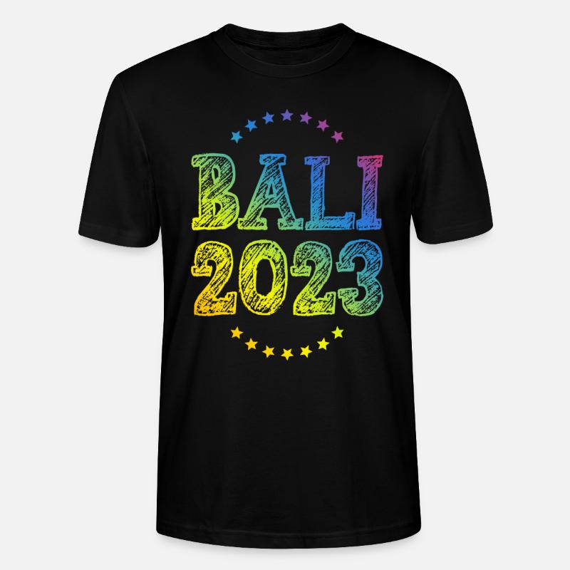 Bali 2023 - T-shirt bio CRAFTER Stanley Stella Unisexe - noir