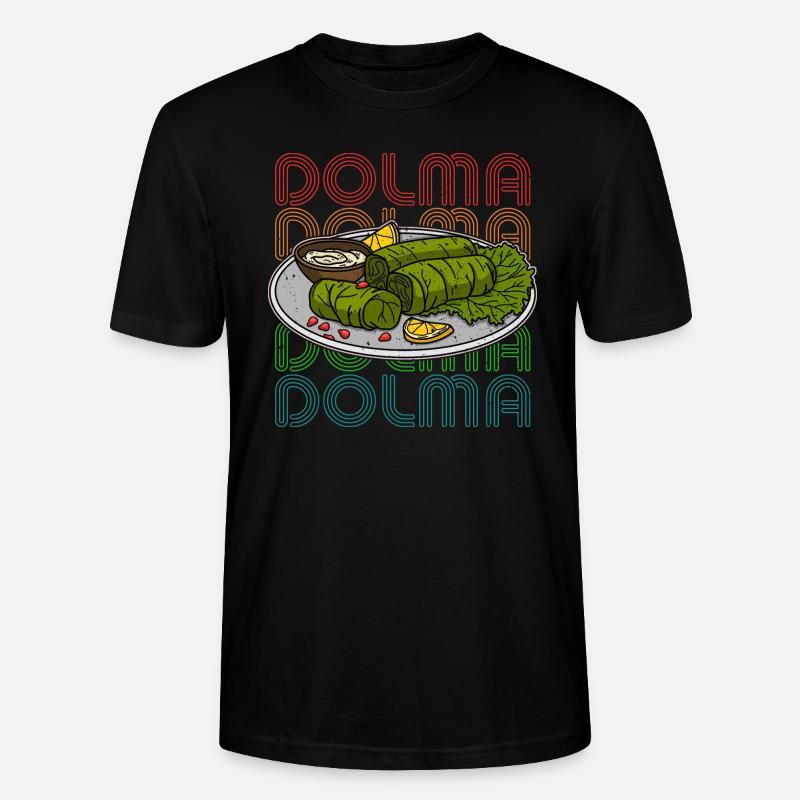 Dolma Dolmadakia Balkan Küche Rezept - Stanley/Stella Unisex Bio-T-Shirt CRAFTER - Schwarz