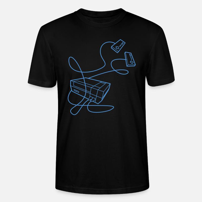 NES Console - Stanley/Stella Unisex Bio-T-Shirt CRAFTER - Schwarz