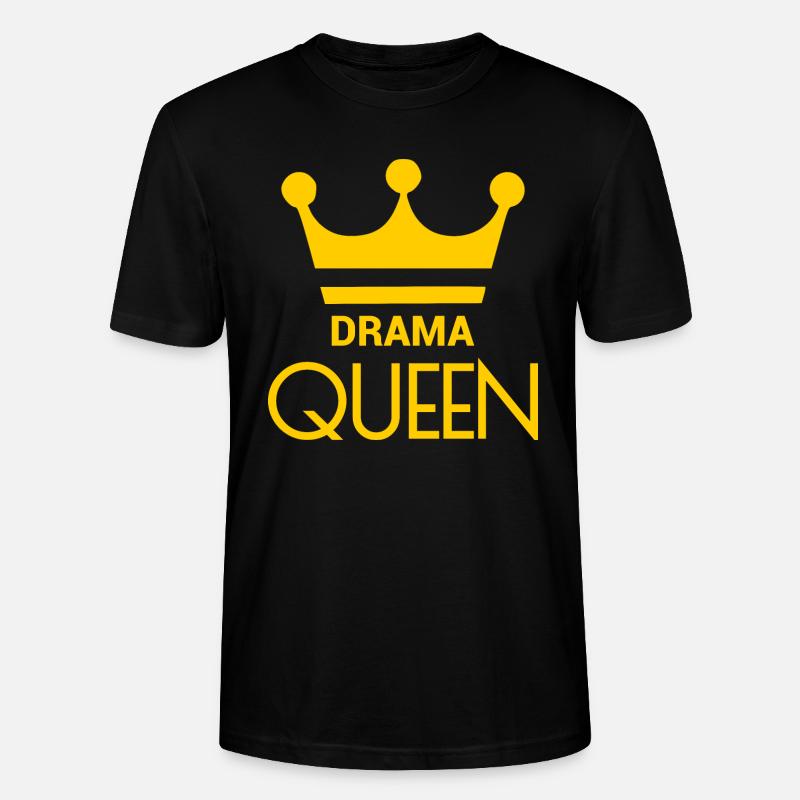 DRAMA QUEEN - Stanley/Stella Unisex Bio-T-Shirt CRAFTER - Schwarz