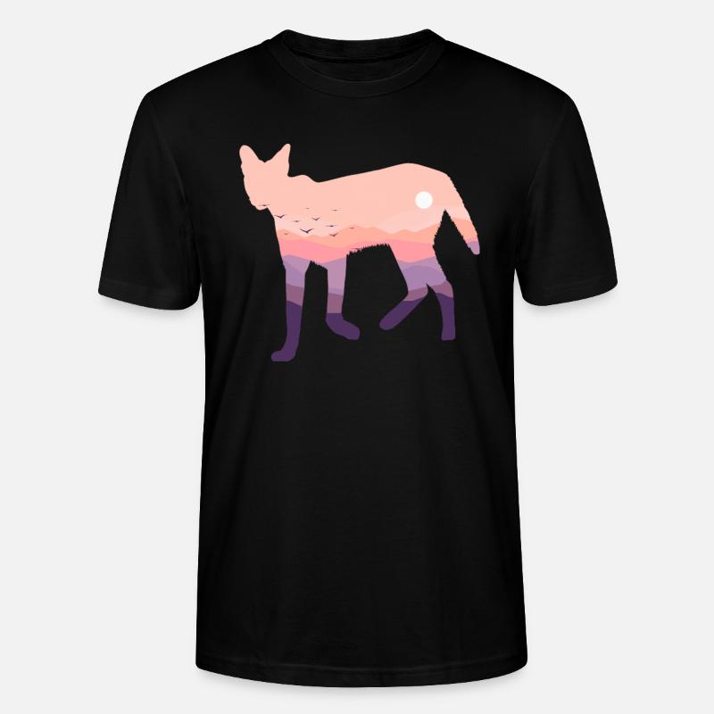 Serval Katze - Stanley/Stella Unisex Bio-T-Shirt CRAFTER - Schwarz