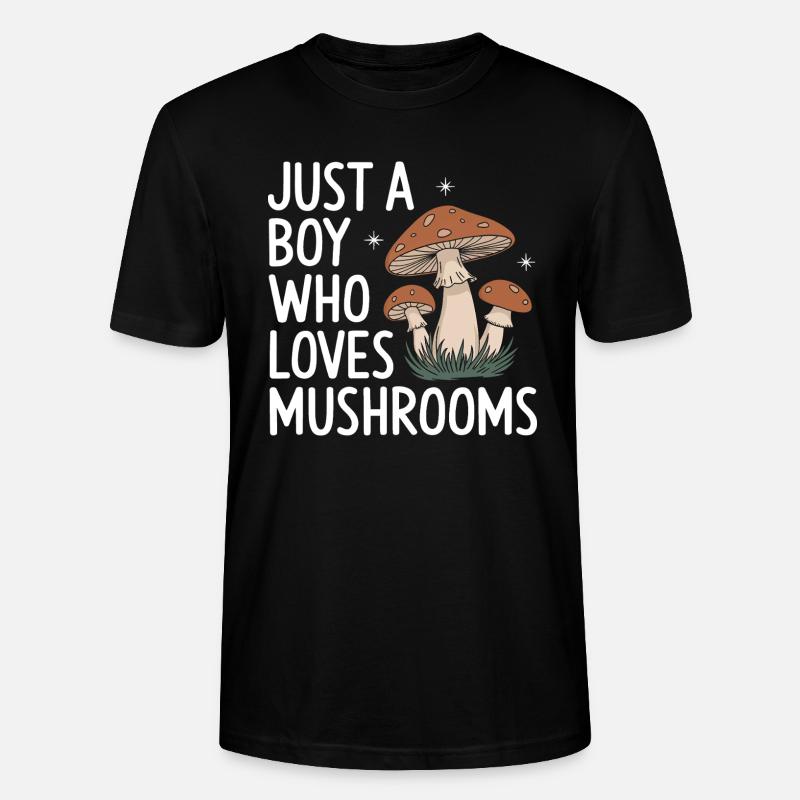 Champignons Champignons Champignon Champignon - T-shirt bio CRAFTER Stanley Stella Unisexe - noir